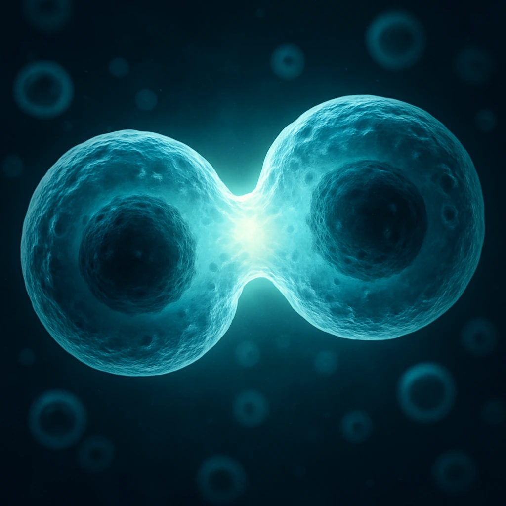 Illustration de cellules reliées, représentant les mémoires archaïques de la naissance et leur réparation par le corps