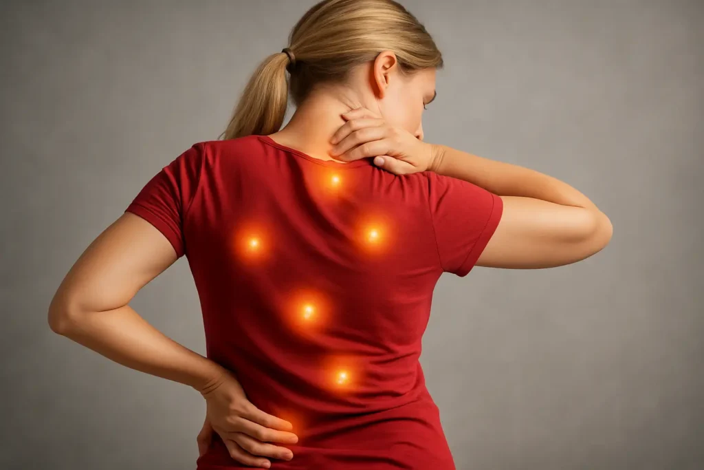 Douleurs dans le dos liées aux somatisations émotionnelles, accompagnement par l’EMDR, la Relance de la Dynamique Personnelle et le ressenti thérapeutique