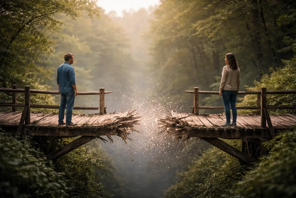 La rupture ne concerne pas seulement la relation visible. Elle crée souvent un vide intérieur, une sensation de coupure, parfois brutale, parfois progressive, que la personne doit apprendre à traverser.